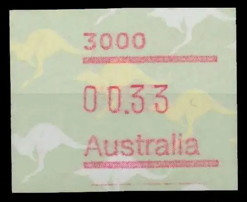 AUSTRALIEN ATM Nr ATM4-033 postfrisch 7E635A