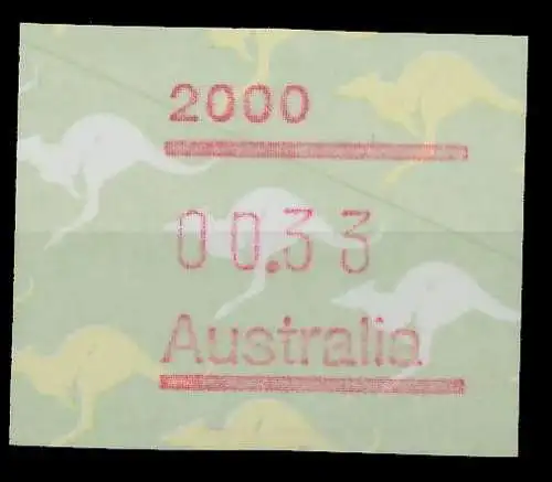 AUSTRALIEN ATM Nr ATM4-033 postfrisch 7E6402
