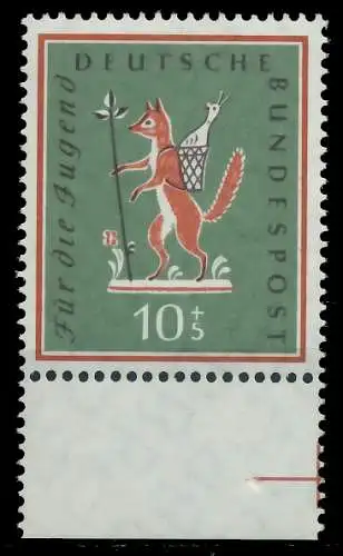 BRD 1958 Nr 286 postfrisch URA 7EAEDE