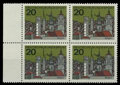 BRD 1964 Nr 426 postfrisch VIERERBLOCK SRA 7ECB8E