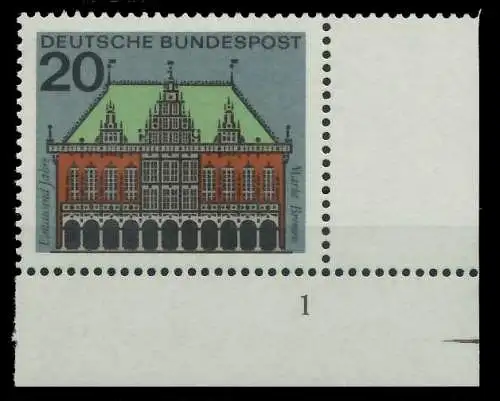 BRD 1964 Nr 425 postfrisch FORMNUMMER 1 7ECC72