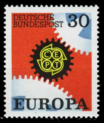 BRD BUND 1967 Nr 534 postfrisch S59C206