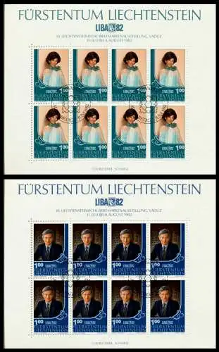 LIECHTENSTEIN Nr 797KB-798KB ESST zentrisch gestempelt S53CC16