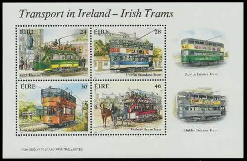 IRLAND Block 6 postfrisch S0189EA