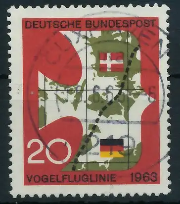 BRD BUND 1963 Nr 399 zentrisch gestempelt 7F7B3A