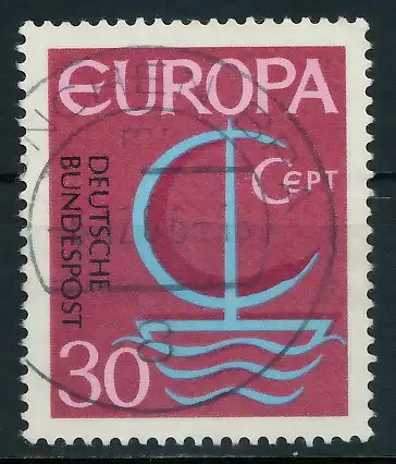 BRD BUND 1966 Nr 520 zentrisch gestempelt 7F8BFE