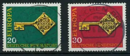 BRD BUND 1968 Nr 559-560 zentrisch gestempelt 7F8FC6