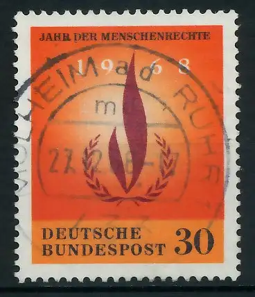 BRD 1968 Nr 575 gestempelt 7F98A2