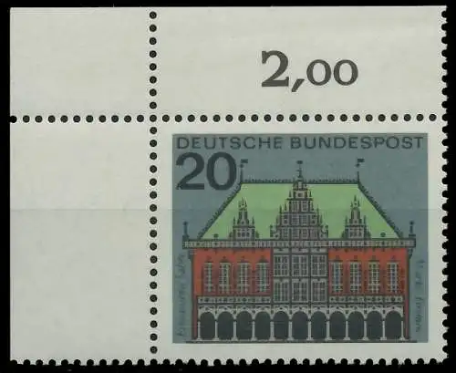 BRD BUND 1964 Nr 425 postfrisch ECKE-OLI 7F990E