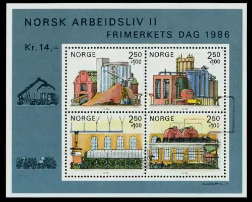 NORWEGEN Block 6 postfrisch S018DCE