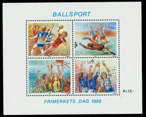 NORWEGEN Block 10 postfrisch S018DA2