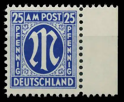 BIZONE AM-POST Nr 28Cz postfrisch 81E532