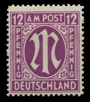 BIZONE AM-POST Nr 15bBy postfrisch 81E98E