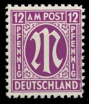 BIZONE AM-POST Nr 7x postfrisch 822386