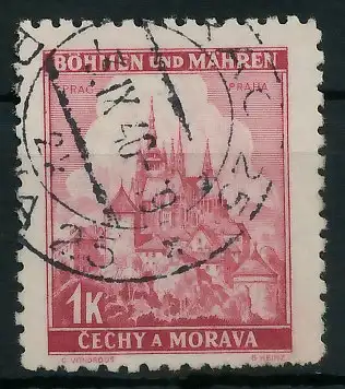 BÖHMEN MÄHREN 1939-1940 Nr 28 gestempelt 8282C6