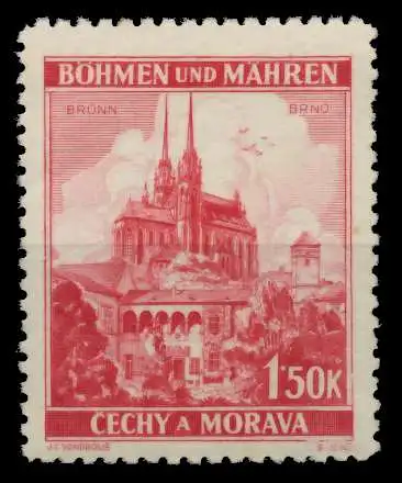 BÖHMEN MÄHREN 1939-1940 Nr 30 postfrisch S6AA36A