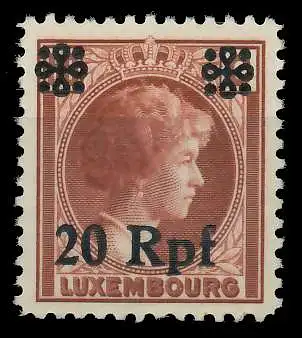 BES. 2WK LUXEMBURG Nr 25 postfrisch 82AF42