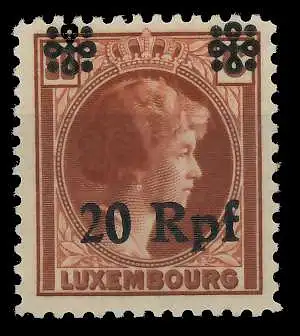 BES. 2WK LUXEMBURG Nr 25 postfrisch 82AF92