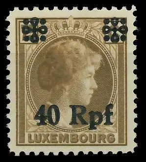 BES. 2WK LUXEMBURG Nr 28 postfrisch 82B066