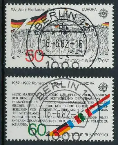 BRD BUND 1982 Nr 1130-1131 zentrisch gestempelt 82CBD2