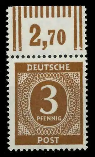 KONTROLLRAT ZIFFERN Nr 913 W OR postfrisch ORA 82D00A