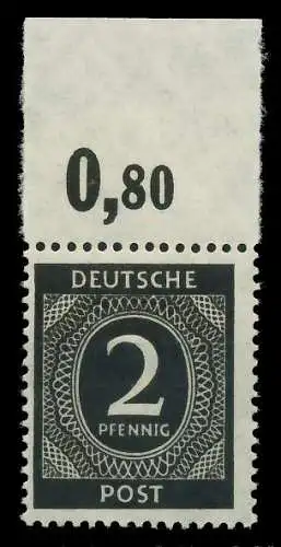 KONTROLLRAT ZIFFERN Nr 912a P OR ndgz postfrisch ORA 82D076