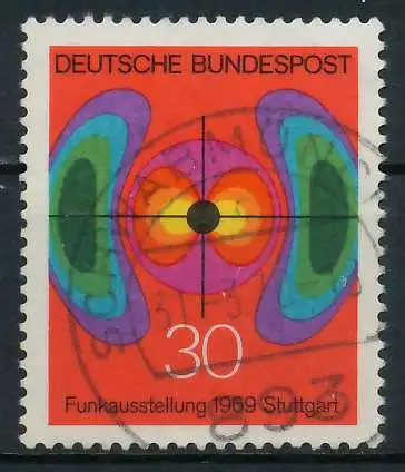 BRD 1969 Nr 599 gestempelt 832992