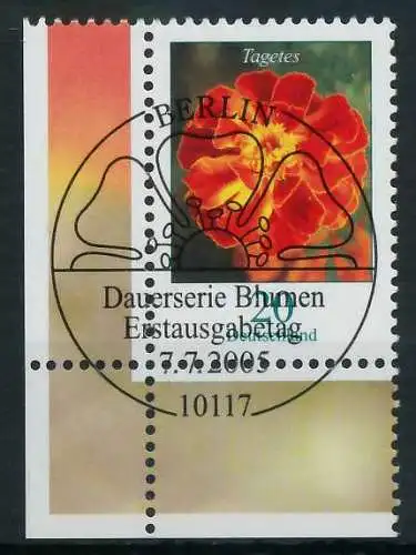 BRD DS BLUMEN Nr 2471A ESST zentrisch gestempelt ECKE-ULI 848BB2