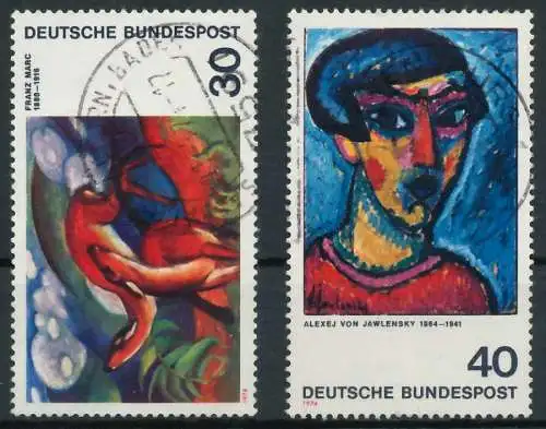 BRD 1974 Nr 798-799 gestempelt 850256