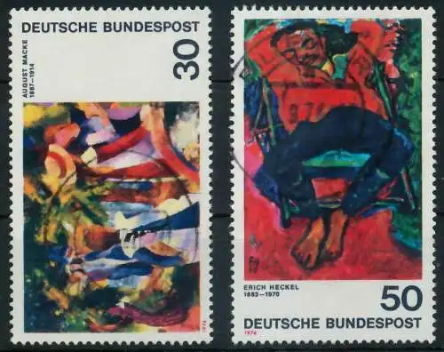 BRD 1974 Nr 816-817 zentrisch gestempelt 850D26