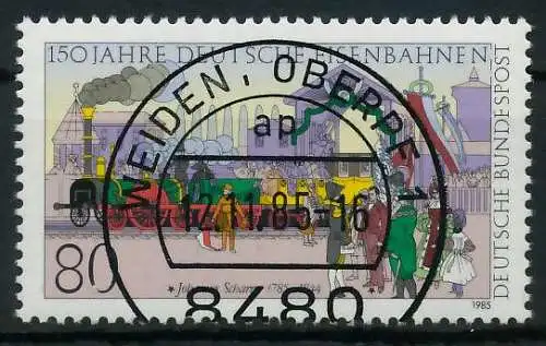 BRD 1985 Nr 1264 zentrisch gestempelt 854812