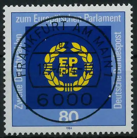 BRD BUND 1984 Nr 1209 zentrisch gestempelt 854AB2