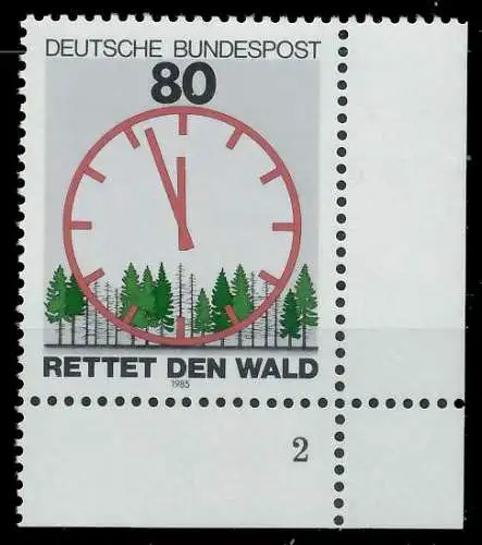 BRD 1985 Nr 1253 postfrisch FORMNUMMER 2 S74C1AA