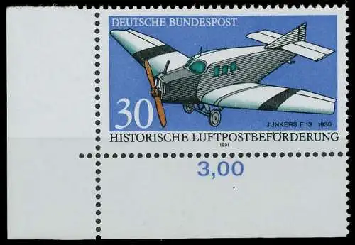 BRD 1991 Nr 1522 postfrisch ECKE-ULI S76359E