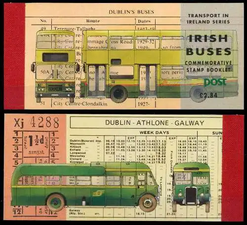 IRLAND MARKENHEFTCHEN Nr MH 23 postfrisch 86F4B6