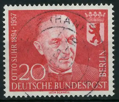 BERLIN 1958 Nr 181 zentrisch gestempelt 873306