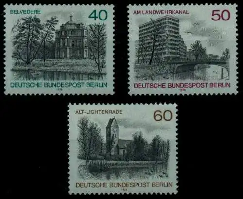 BERLIN 1978 Nr 578-580 postfrisch S801496