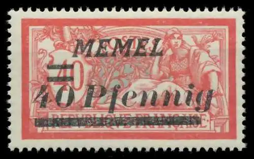 MEMEL 1922 Nr 60 postfrisch 88790E