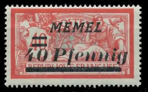 MEMEL 1922 Nr 60 postfrisch 88797E