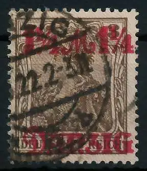 DANZIG 1920 Nr 42I gestempelt gepr. 88D006