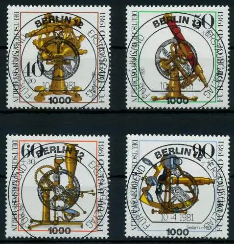 BERLIN 1981 Nr 641-644 ESST zentrisch gestempelt 894262