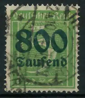 DEUTSCHES REICH 1923 HOCHINFLA Nr 301A gestempelt gepr. 899182