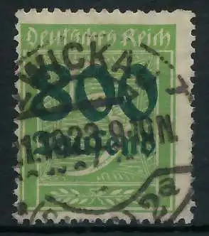 DEUTSCHES REICH 1923 HOCHINFLA Nr 301A gestempelt gepr. 89919E