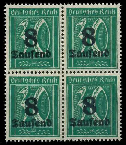 DEUTSCHES REICH 1923 HOCHINFLA Nr 278X postfrisch VIERE 89C526