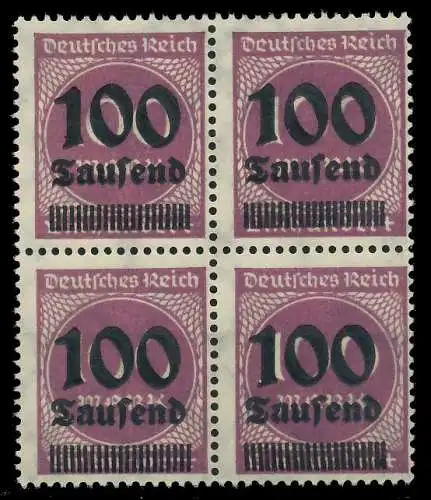 DEUTSCHES REICH 1923 HOCHINFLA Nr 289b postfrisch VIERE 89C6BE