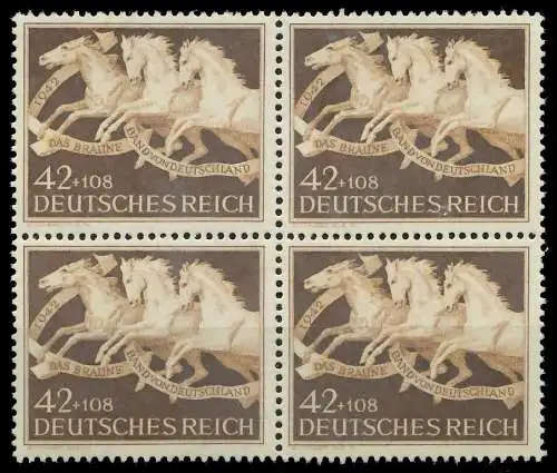 DEUTSCHES REICH 1942 Nr 815 postfrisch VIERERBLOCK 8B50B6