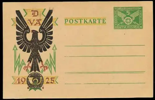 DEUTSCHES REICH Nr P206Ia UNGEBRAUCHT POSTKARTE 8CC5A2