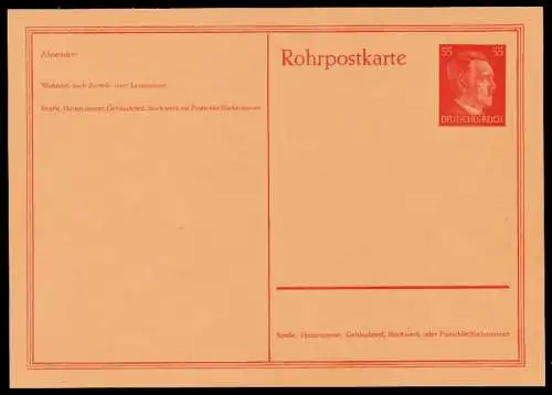 DEUTSCHES REICH Nr RP26 UNGEBRAUCHT POSTKARTE 8CC6D6