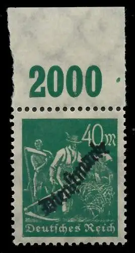 DEUTSCHES REICH DIENSTMARKEN 1923 Nr 77a POR postfrisch 8CCA2E