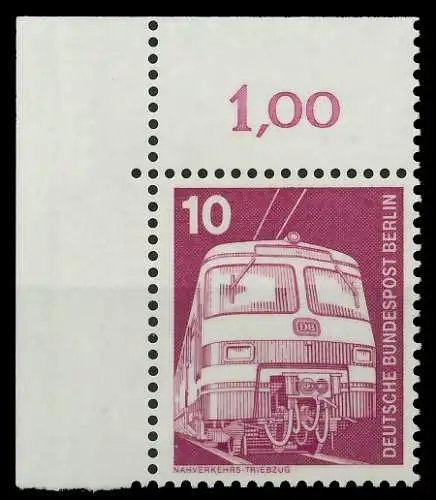 BERLIN DS INDUSTRIE U. TECHNIK Nr 495 postfrisch ECKE-O 8E87CE